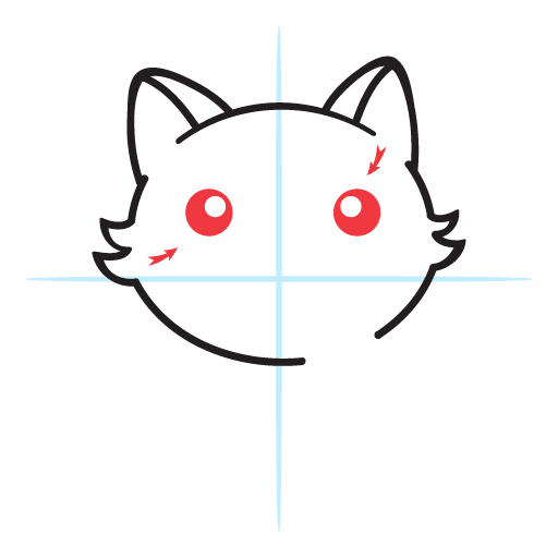 How To Draw A Cute Fox 12 howtodraw-a-kawaii-fox-step6