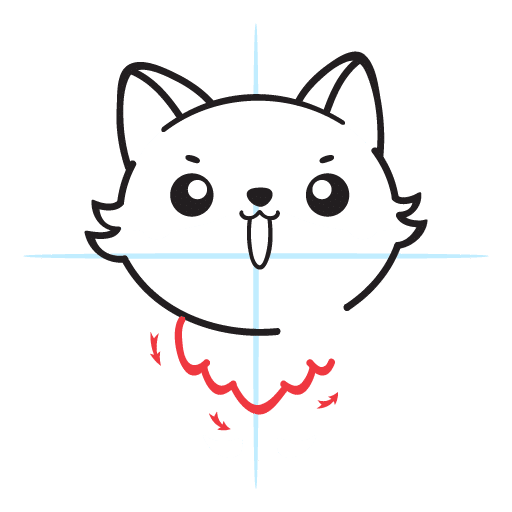 How To Draw A Cute Fox 15 howtodraw-a-kawaii-fox-step9