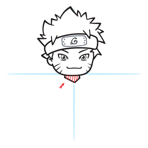How To Draw Naruto 19 howtodraw-a-kawaii-naruto-step13