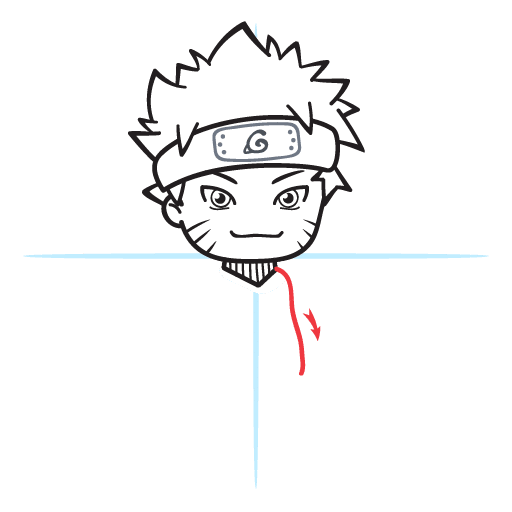 How To Draw Naruto 20 howtodraw-a-kawaii-naruto-step14