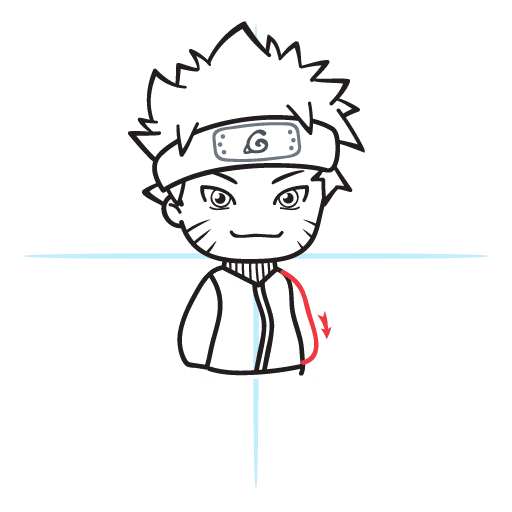 How To Draw Naruto 24 howtodraw-a-kawaii-naruto-step18