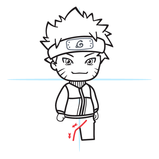 How To Draw Naruto 31 howtodraw-a-kawaii-naruto-step25