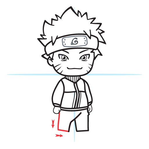 How To Draw Naruto 32 howtodraw-a-kawaii-naruto-step26