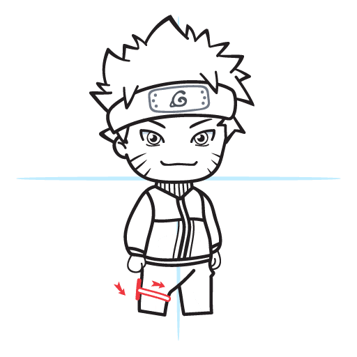 How To Draw Naruto 33 howtodraw-a-kawaii-naruto-step27