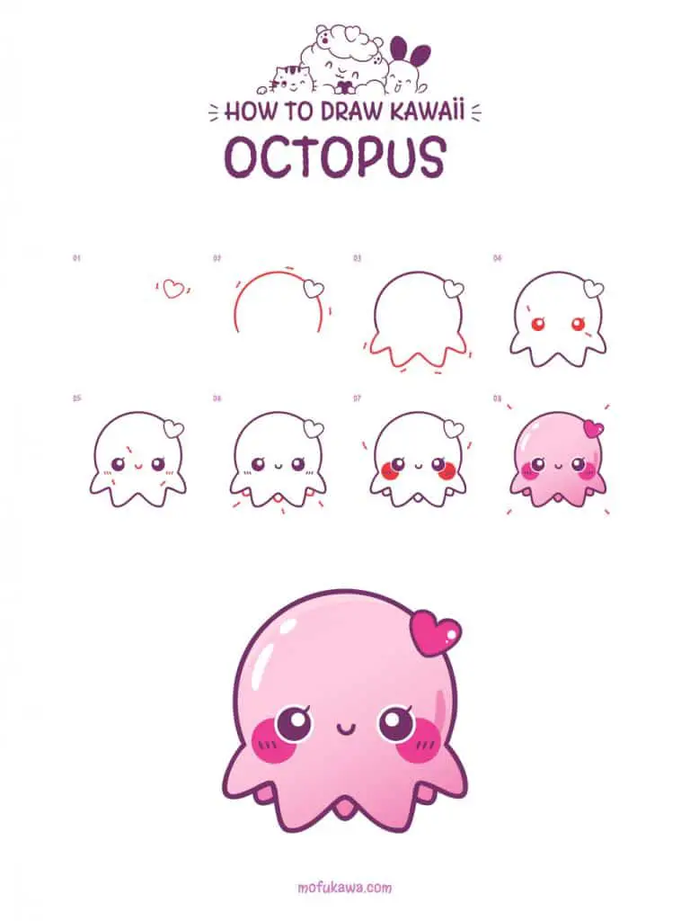 howtodraw-a-kawaii-octopus-stepbystep