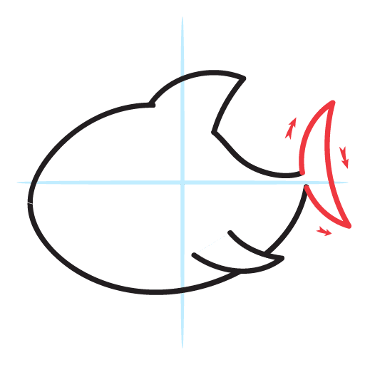 How To Draw A Cute Shark 13 howtodraw-a-kawaii-shark-step7