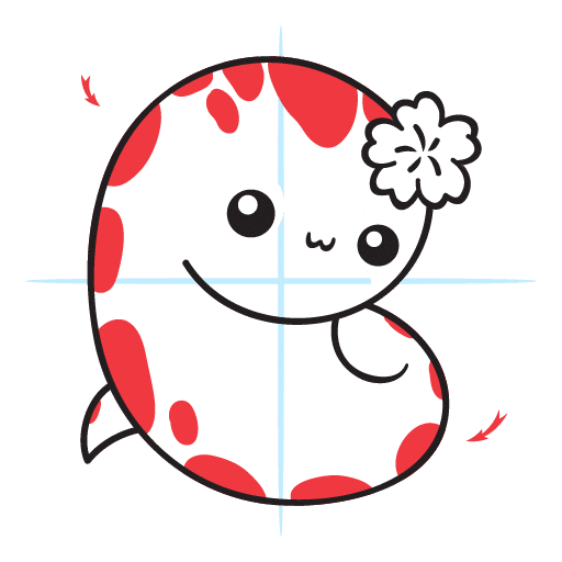 How To Draw A Kawaii Snake 16 howtodraw-a-kawaii-snake-step10