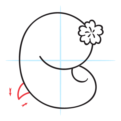 How To Draw A Kawaii Snake 13 howtodraw-a-kawaii-snake-step7