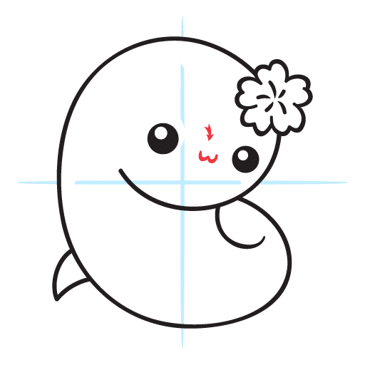 How To Draw A Kawaii Snake 15 howtodraw-a-kawaii-snake-step9