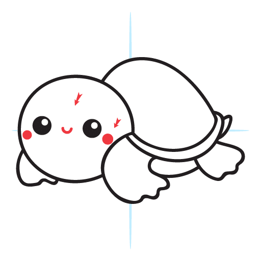 howtodraw-a-kawaii-turtle-step11