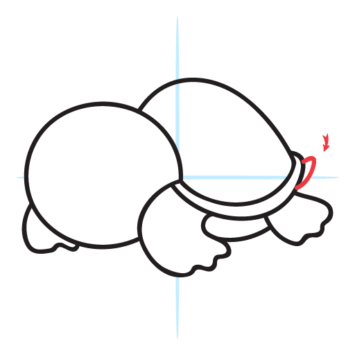 How To Draw A Turtle 15 howtodraw-a-kawaii-turtle-step9