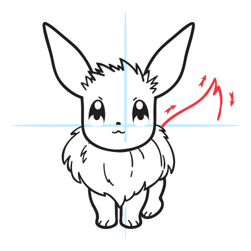 How To Draw Eevee 20 howtodraw-eevee-step14