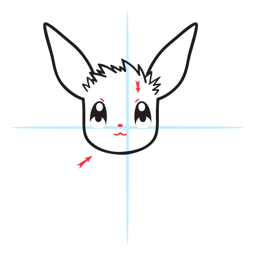 How To Draw Eevee 12 howtodraw-eevee-step6