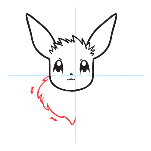 How To Draw Eevee 13 howtodraw-eevee-step7