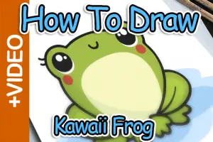 How To Draw A Kawaii Frog