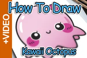 How To Draw A Cute Octopus