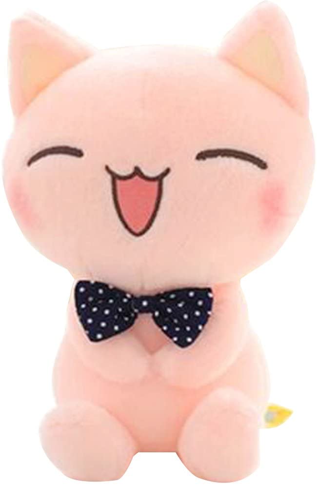 Adorable Stuffed Pink Cat