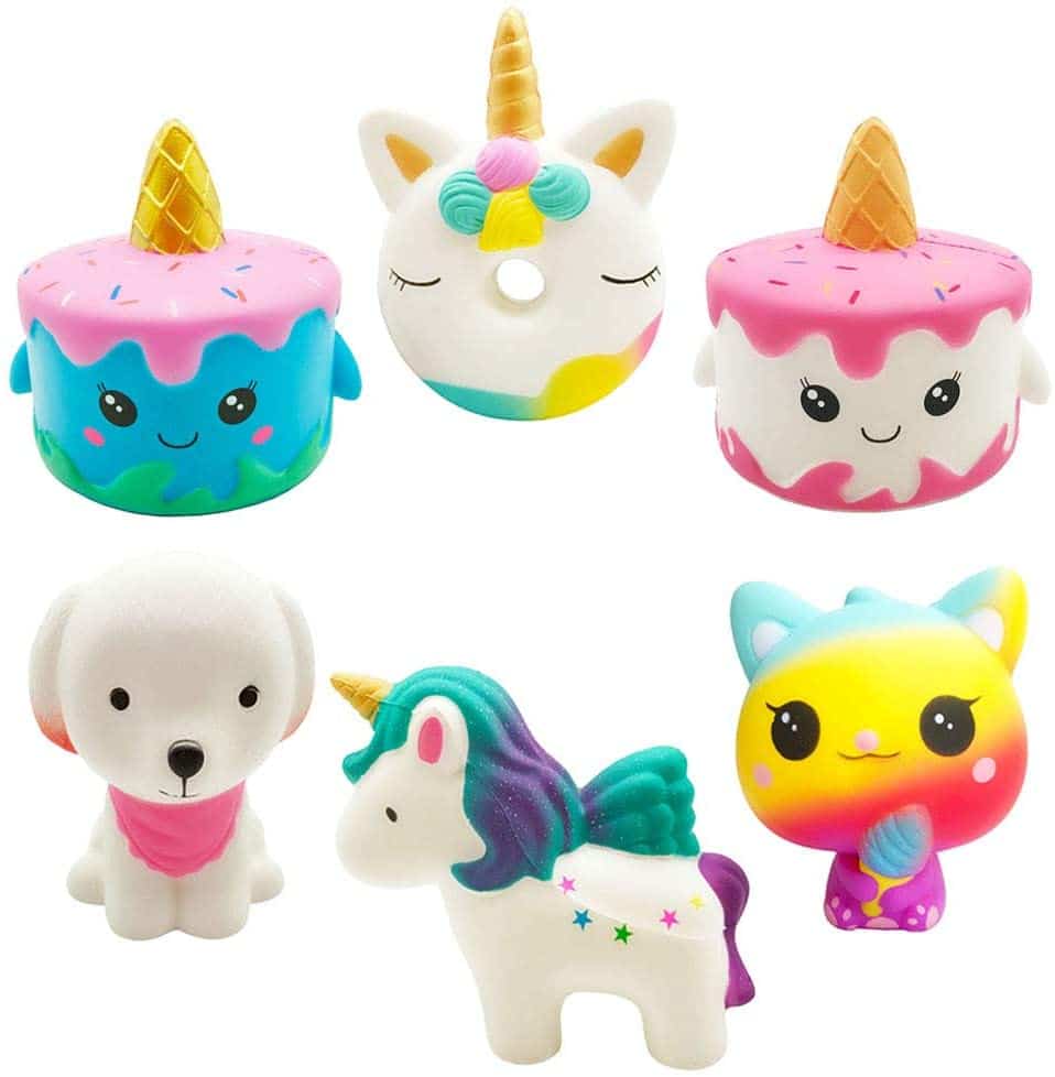 The 10 Best Kawaii Squishies 6 Unicorn Pack Jumbo Squishies