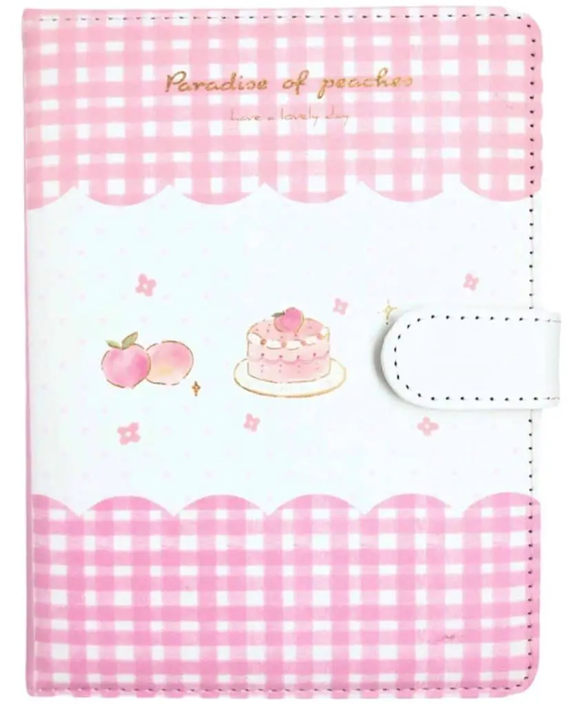 Kawaii Peach Pink Notebook Journal