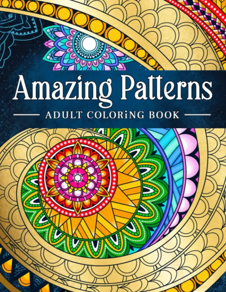 Amazing Patterns Mandala Style Coloring Book
