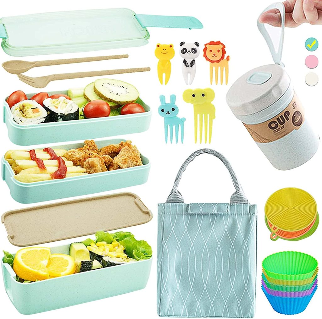 5 Of The Cutest, Kawaii Bento Boxes 6 Bento Lunch Box Kit