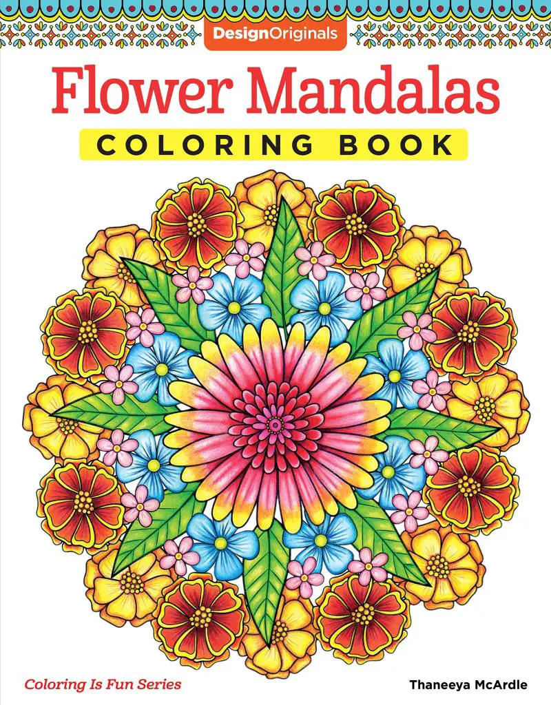 The 6 Best Mandala Coloring Books 6 Flower Mandalas Coloring Book
