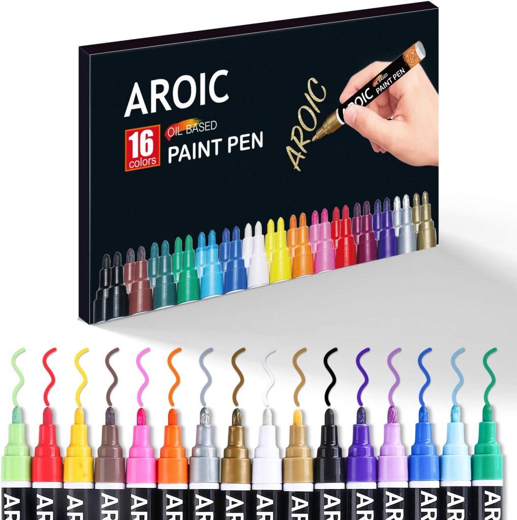 The Best Paint Markers 7 AROIC Oil-Based Paint Pens