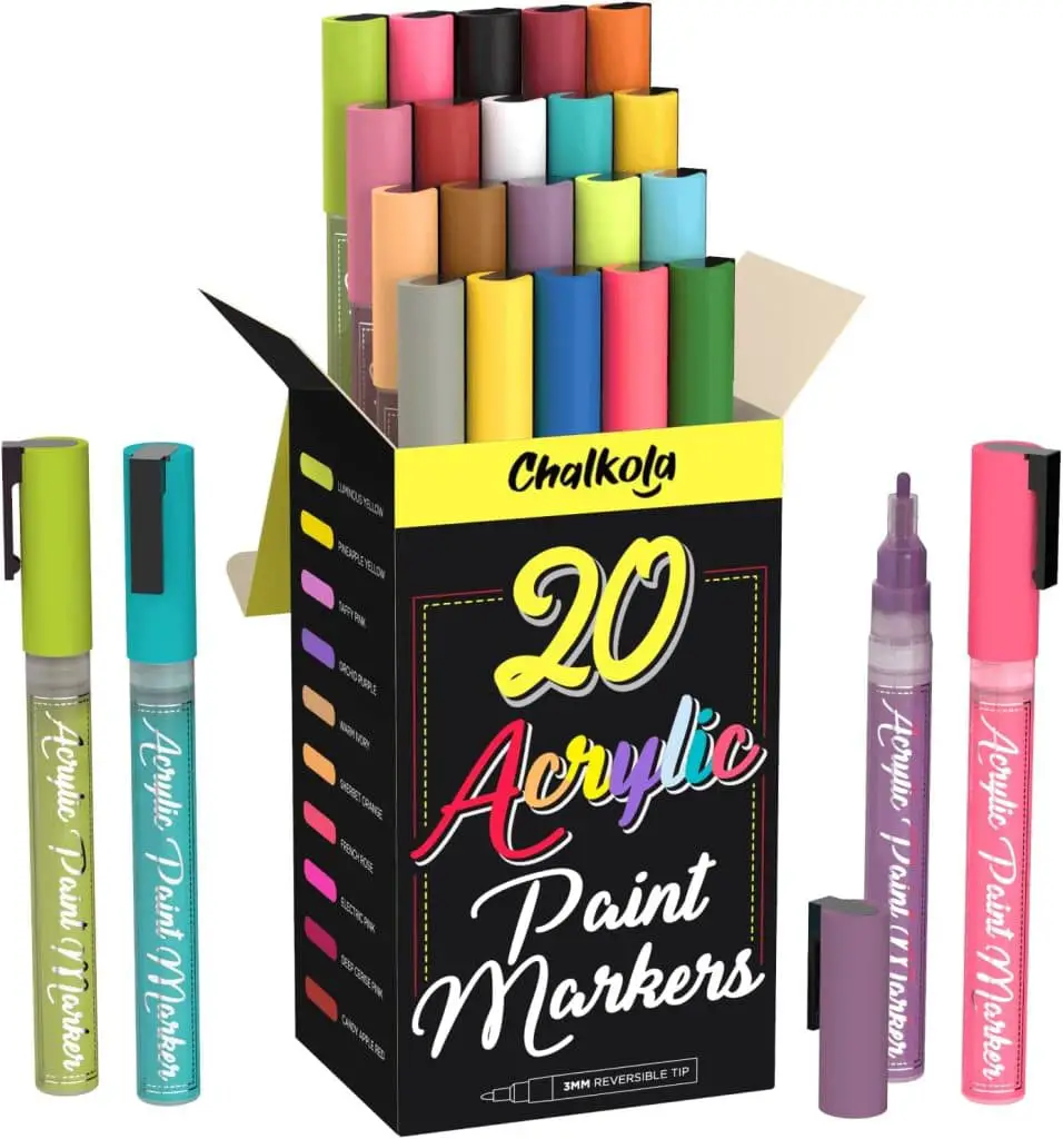 The Best Paint Markers 6 Chalkola Acrylic Paint Markers