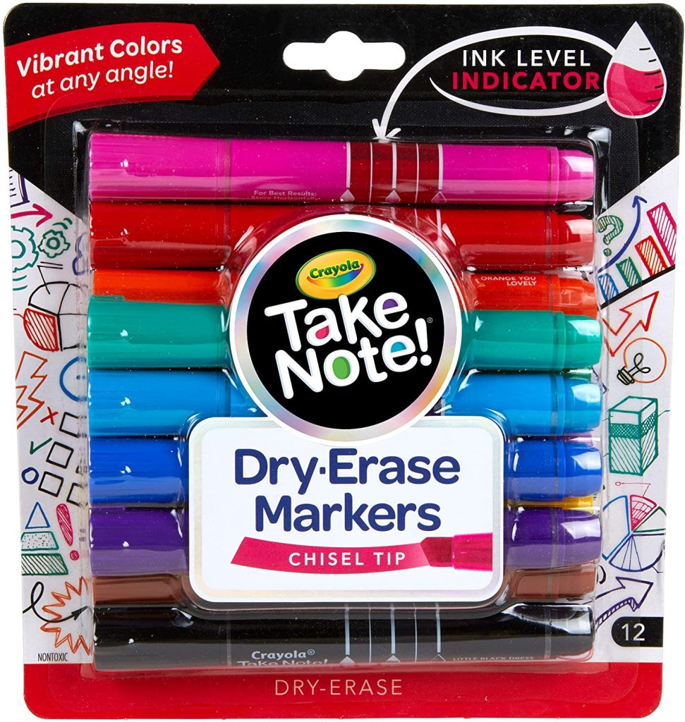 Crayola Low-Odor Dry Erase Markers