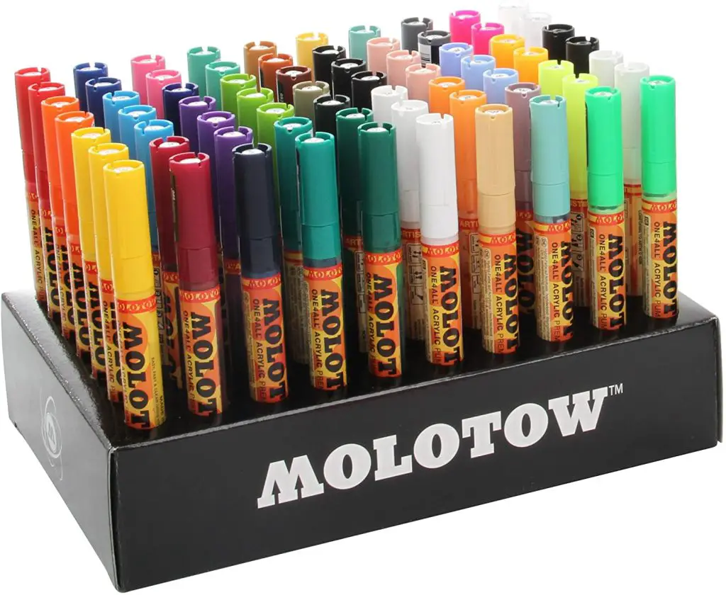 The Best Paint Markers 4 Molotow ONE4ALL Acrylic Paint Marker Complete Set