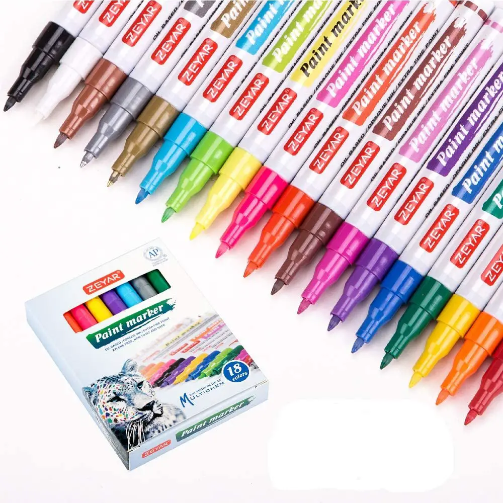 The Best Paint Markers 5 Zeyar Oil-Based Paint Markers