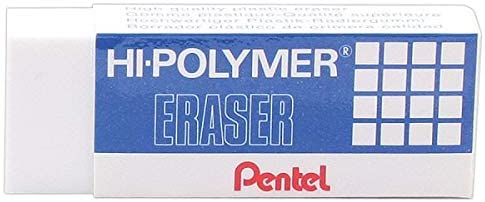 How To Erase Colored Pencils 3 Pentel Hi-Polymer Eraser