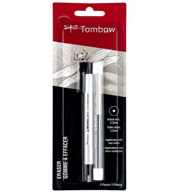 Tombow Mono Zero Pen-Style Eraser with Refill